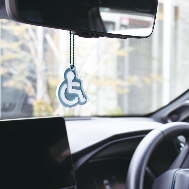 [ 3周年記念カラー ] 車いすマークアクリルキーホルダー