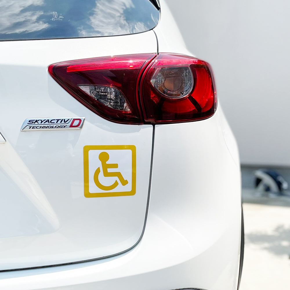 車いすマーク マグネットシート［車用］