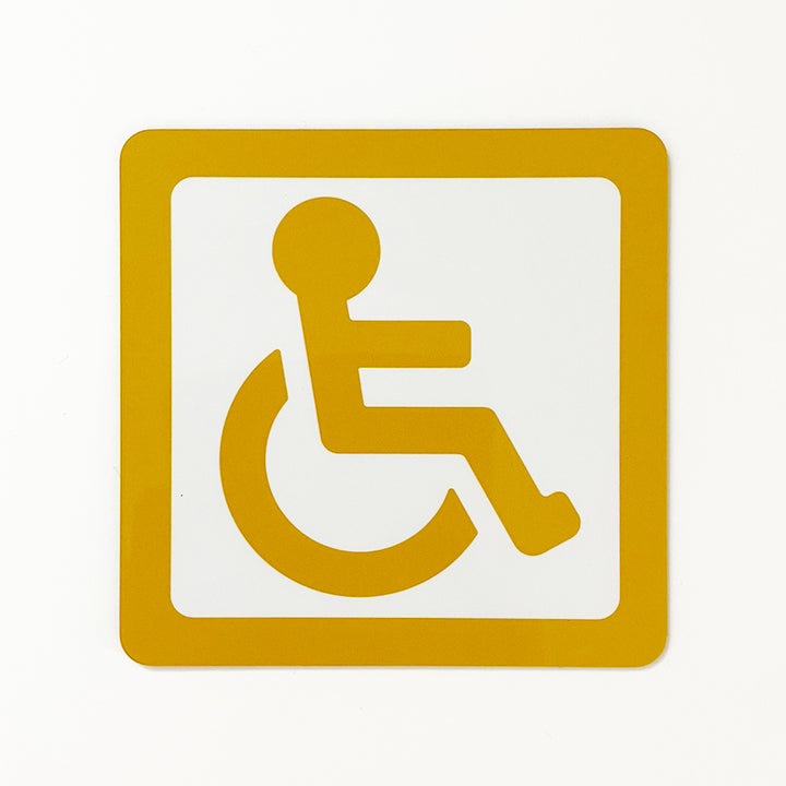 車いすマーク マグネットシート［車用］